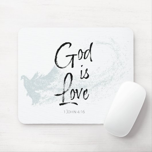 God is liefde muismat (Met muis)