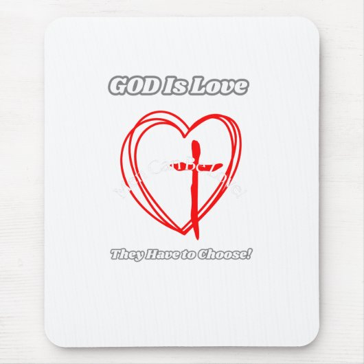"God is liefde." Muismat (Voorkant)