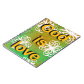 God is liefde notitieboek (Linkerzijde)