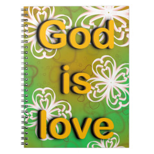 God is liefde notitieboek