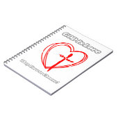 "God is liefde." Notitieboek (Linkerzijde)