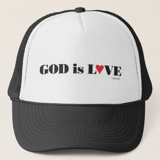 "God is liefde" pet (Voorkant)