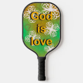 God is liefde pickleball paddle (Voorkant)