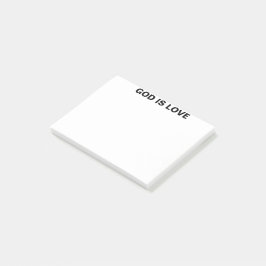 God is liefde post-it® notes