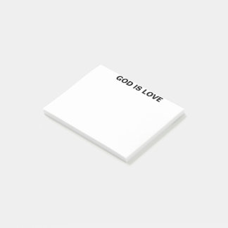 God is liefde post-it® notes