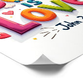 God is liefde poster (Hoek)