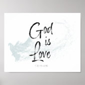 God is liefde poster (Voorkant)