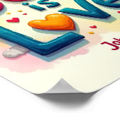 God is liefde poster (Hoek)