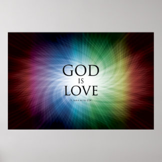 God is Liefde - Poster
