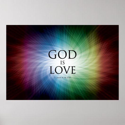 God is Liefde - Poster (Voorkant)