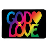 God is Liefde Premium Flexi Magnet Magneet (Horizontaal)