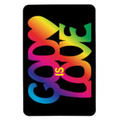 God is Liefde Premium Flexi Magnet Magneet (Verticaal)