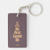 God is liefde sleutelhanger (achterkant)