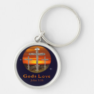 god is liefde sleutelhanger