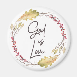God is Liefde - Spiritueel en Religieus Magneet