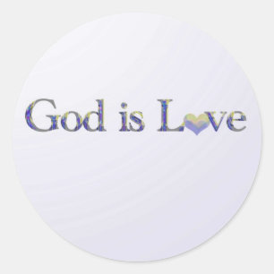 God is Liefde stickers