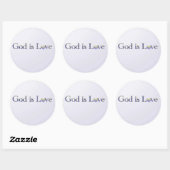 God is Liefde stickers (Vel)