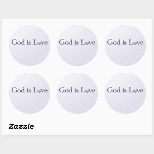 God is Liefde stickers (Vel)