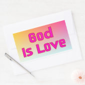 God is Liefde Stickers (Envelop)