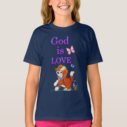 God is liefde t-shirt (Voorkant)