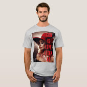 God is liefde t-shirt (Voorkant volledig)