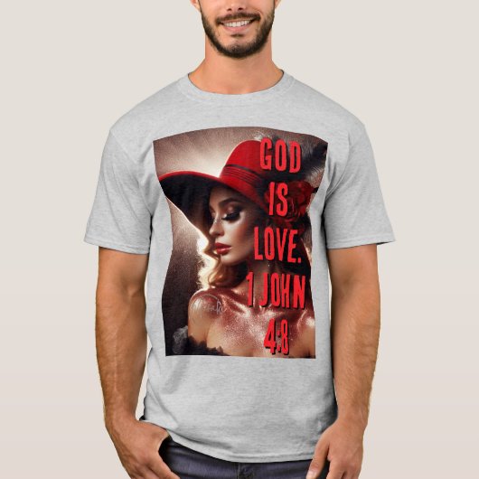 God is liefde t-shirt (Voorkant)