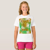 God is liefde t-shirt (Voorkant volledig)