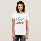 God is liefde t-shirt (Voorkant volledig)