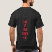 God is liefde t-shirt (Achterkant)