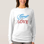 god is liefde t-shirt (Voorkant)