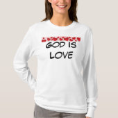 God is liefde t-shirt (Voorkant)