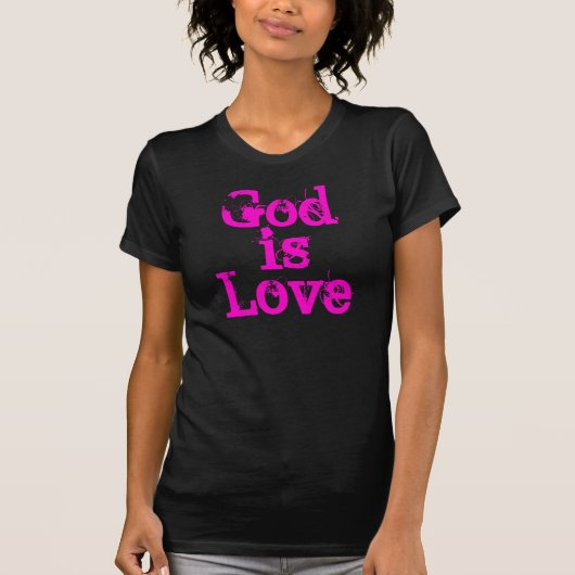 God is liefde t-shirt (Voorkant)