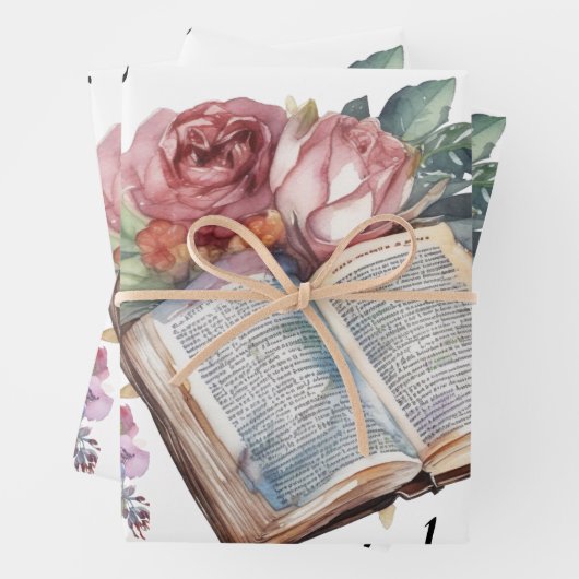 God is liefde - Troostend ontwerp Inpakpapier Vel (In situ)