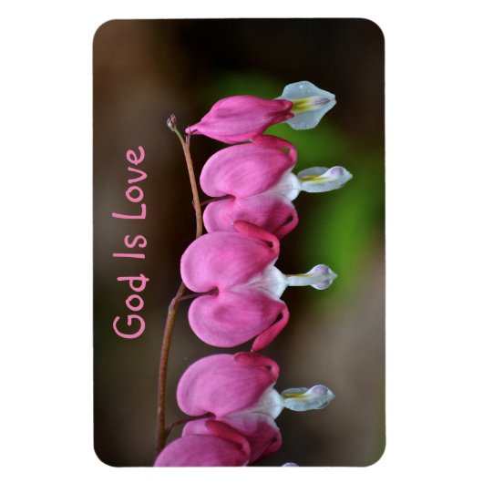 God is liefdesharten magneet (Verticaal)