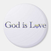 God is Liefdesmagneet Magneet (Voorkant)