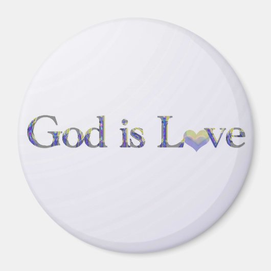 God is Liefdesmagneet Magneet (Voorkant)