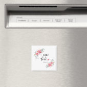 God is love, 1 John 4:8 Magneet (Insitu (Vaatwasser))