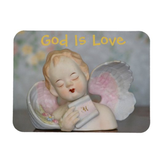 God is Love Angel Magnet Magneet (Horizontaal)