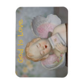 God is Love Angel Magnet Magneet (Verticaal)