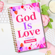 God Is Love Boho Christelijk Teen Girl Journal