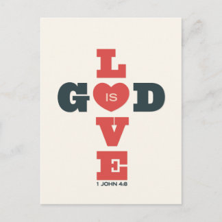 God is Love Briefkaart