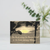 God is Love Briefkaart (Staand voorkant)