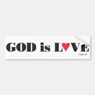 God is Love Bumpersticker