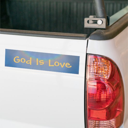 God is Love Bumpersticker (Op Truck)