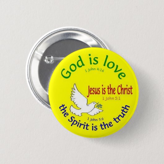 God is Love Button (Voorkant /achterkant)