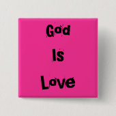 God is Love Button (Voorkant)