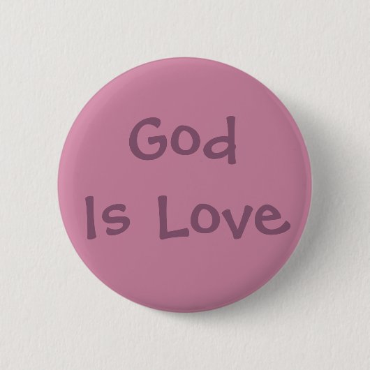 God is Love Button (Voorkant)