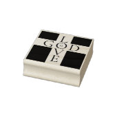 God IS Love Christelijk Cross Rubberstempel (Stempel)