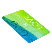 God is Love Inspirational Magnet Magneet (Rechterzijde)