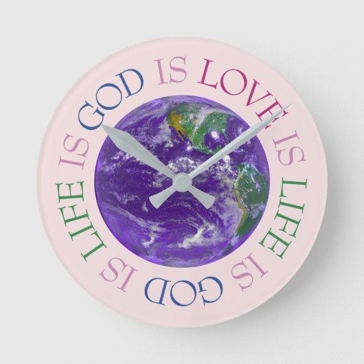 God is Love Is Life Ronde Klok (Voorkant)